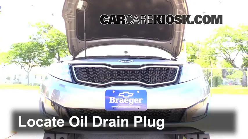 2011 Kia Optima SX 2.0L 4 Cyl. Turbo Huile Changer l'huile et le filtre à huile